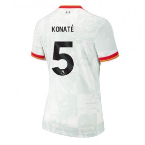 Liverpool Ibrahima Konate #5 Dámské Alternativní Dres 2024-25 Krátký Rukáv